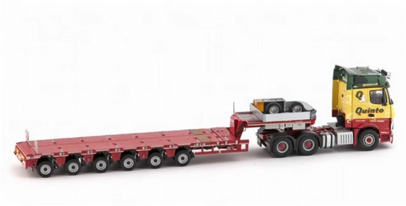 IMC 6X4 Nooteboom PX6 axle heavy-duty truck trailer QUINTO 1:50 Model