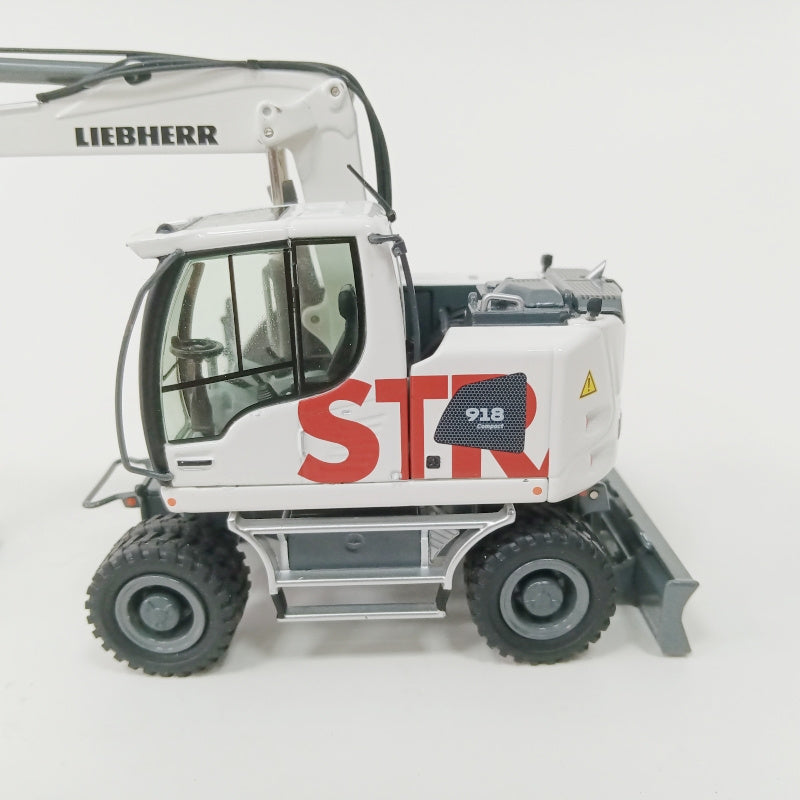 NZG Liebherr A918 Compact Strabag Wheeled Excavator 1:50 Truck Pre-built Model