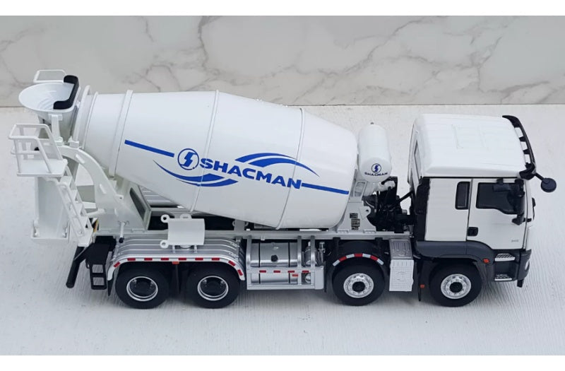 SHACMAN Delong H3000S mixer truck White 1:38 Truck Pre-built Airliner Model Display view5
