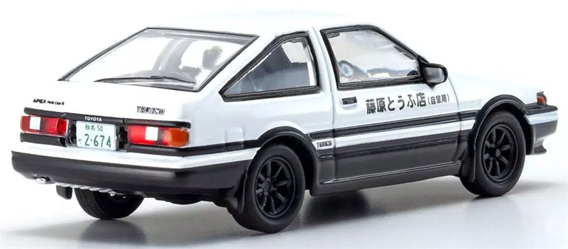 KYOSHO Toyota Sprinter Trueno AE86 White 1:64 Car Pre-built Airliner Model Display view3