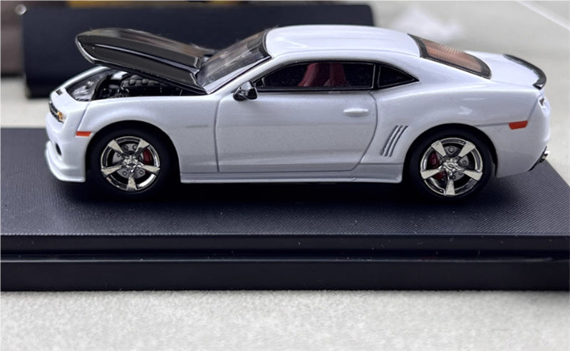 Fine works 64 Chevrolet Camaro Black white Hard Top Limited Edition 500PCS ONLY 1:64 Car Pre-built Model view3
