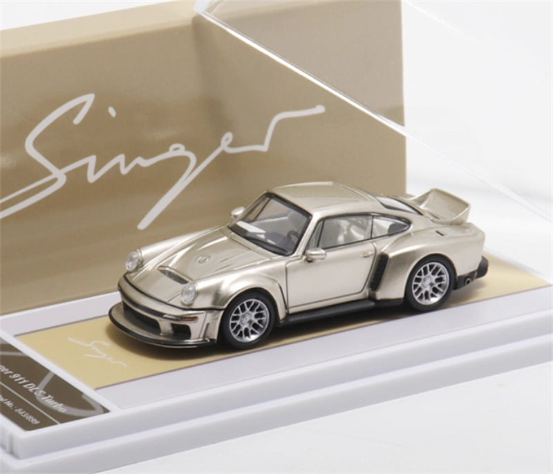 Findclassically Porsche Singer 911 DLS Turbo Road Moet Blanc Limited Edition 999PCS ONLY 1:64 car Pre-built Model view8