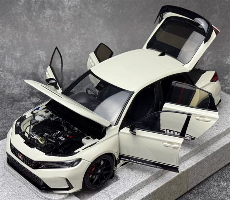 1:18 Honda Civic Type R FL5  Championship White HKS MOTORHELIX Limited Edition 499PCS ONLY DIECAST Model