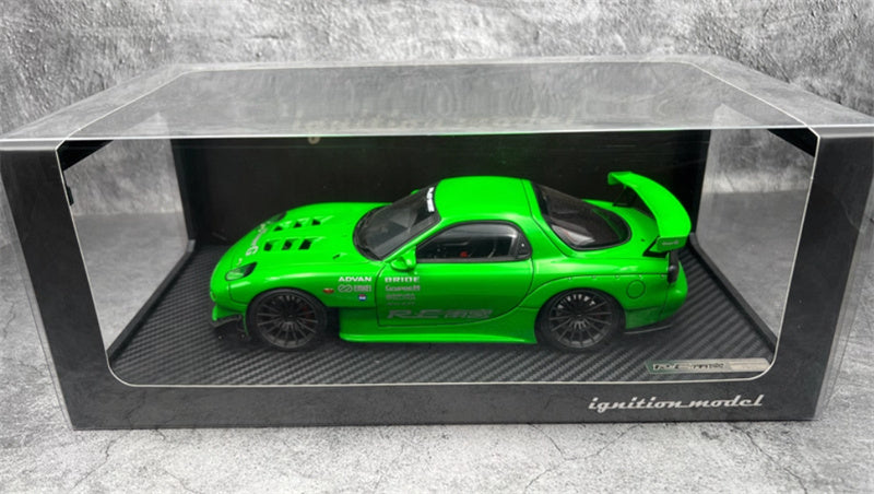 IGNITION MODEL Mazda Amemiya RX-7 FD3S RE Green 1:18 Car Pre-built Model view2