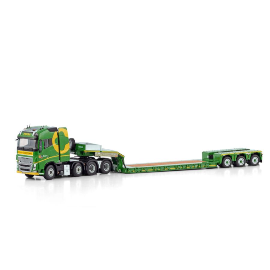 WSI  VOLVO FH4 GLOBETROTTER 8X4 LOWLOADER - 3 AXLE Zwatra 1:50 DIECAST Truck