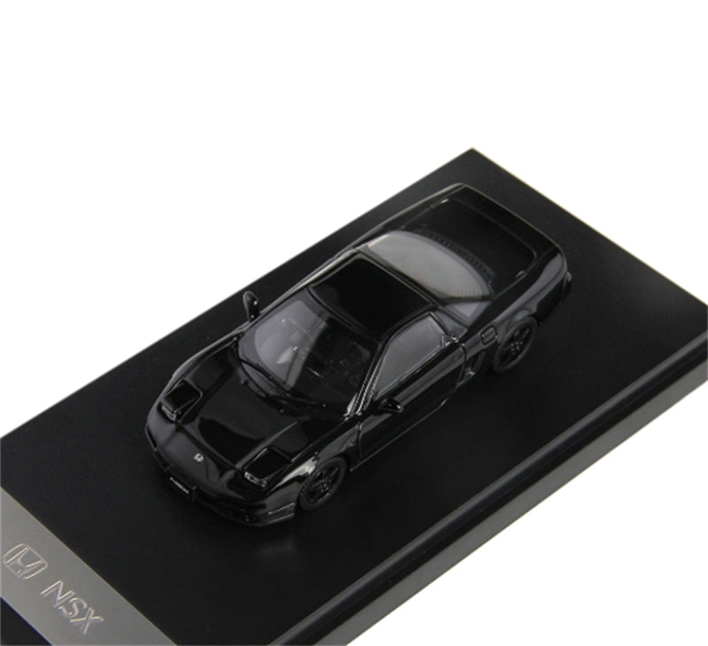 LCD-MODELS Honda NSX MK1 NA1 Black with Flipping Headlights 1:64 car Pre-built Model view2