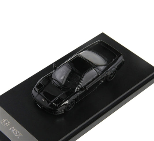LCD-MODELS Honda NSX MK1 NA1 Black with Flipping Headlights 1:64 car Pre-built Model view2