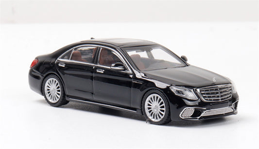Glory Model Mercedes Benz S65 AMG W222 Bright Black Limited Edition 999PCS ONLY 1:64 Car Pre-built Model view2