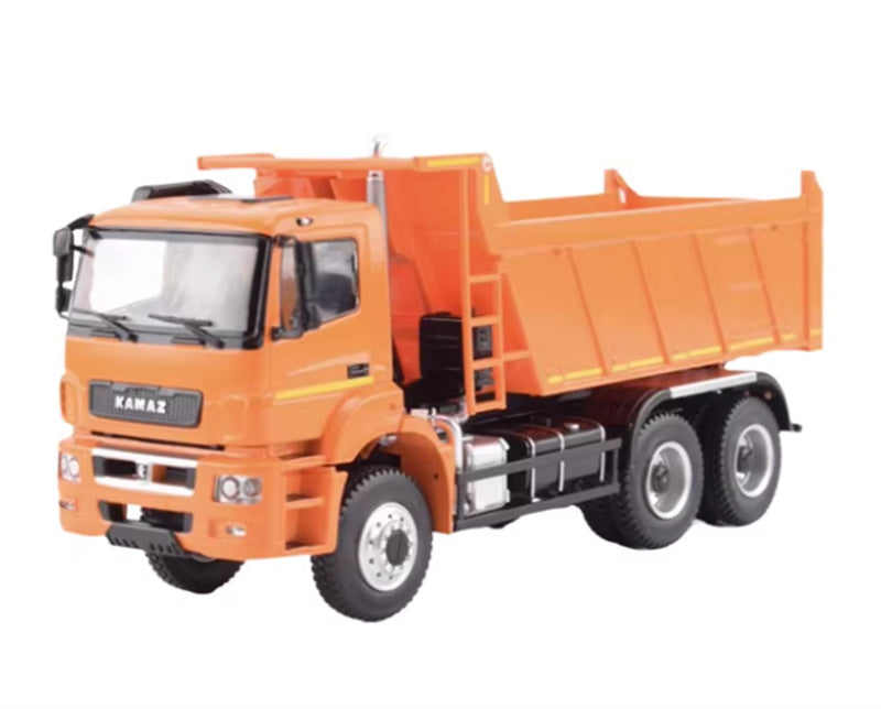 Modimio Russian Heavy Duty Truck Kamaz-65802-87(S5) dump truck 1:43 Truck Pre-built Airliner Model Display view1