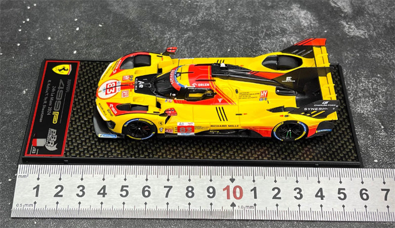 BBR MODELS Ferrari 499P #83 France Le Mans 2024 YIFEI YE LTD 293PCS 1:43 Model view2