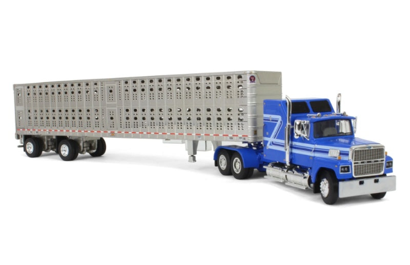 1:64 Ford PSAL Livestock LTL 9000 DCP Blue Diecast Model view3