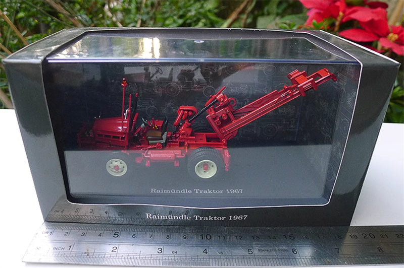FLOZ Raimundle Agricultural Traktor 1967 red 1:43 Truck Pre-built Model