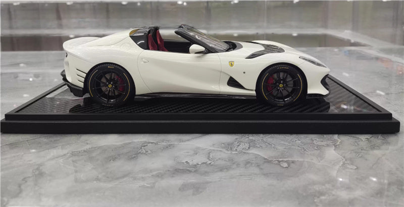 BBR MODELS Ferrari 812 competizione A white Limited Edition 28PCS ONLY 1:18 Car Pre-built Model view4