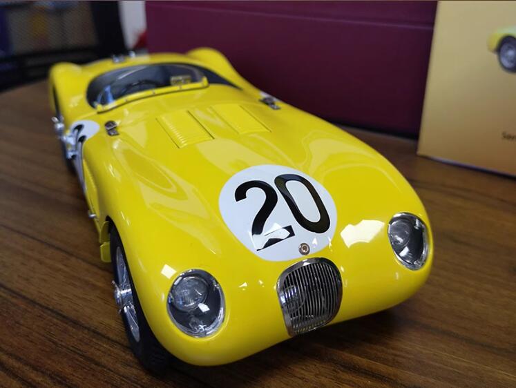 CMC Jaguar C-Type 24H France 1953 #20 yellow 1:18 DIECAST Truck Lorry Limited Edition
