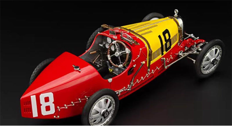 CMC Bugatti Typ 35 GP Nation Colour Project Spanien #18 1924 Limited Edition 2000PCS ONLY 1:18 Car Pre-built Model view4