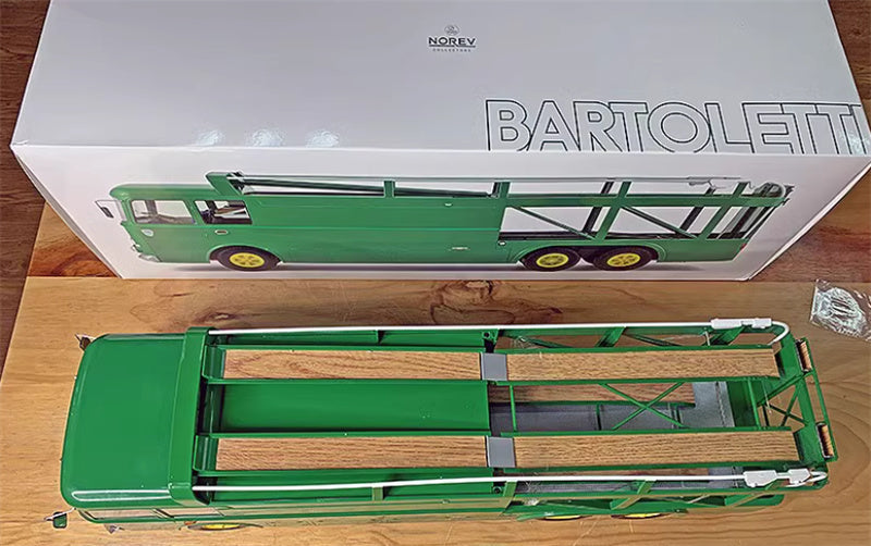 Norev Bartoletti 306/2 David Racing 1970 Transporter Green 1:18 DIECAST Truck Lorry