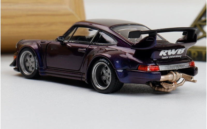 1:64 Porsche RWB 964 Chameleon Purple SW Wide body modification Limited 500 pcs DIECAST Car Model