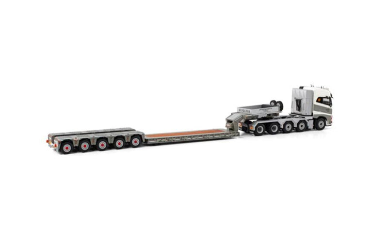 WSI VOLVO FH4 GLOBETROTTER 10X4 NOOTEBOOM LOWLOADER - 5 AXLE AFFOLTER 1:50 DIECAST Truck Lorry