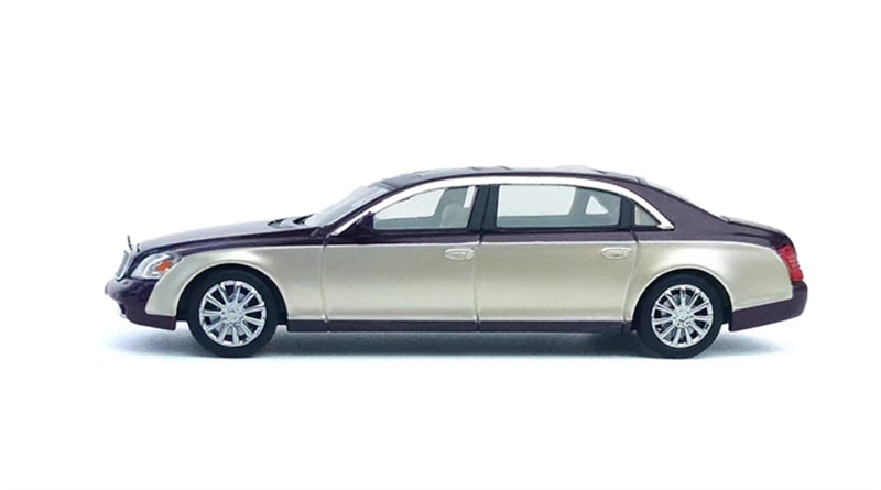Stance Hunters Mercedes Maybach 62 Extended Edition Wine Red Double Color Match Limited Edition 999PCS ONLY 1:64 Car Pre-built Model view1
