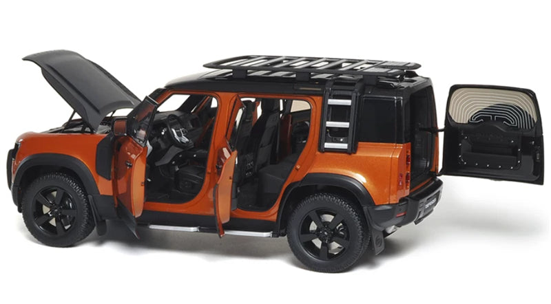 1:18 Land Rover Defender 110 2020 Orange/Black Almost Real Limited Edition 600PCS ONLY DIECAST Model
