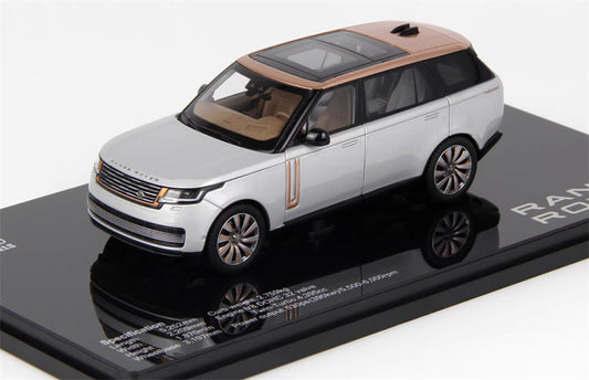 1:43 Land Rover Range Rover Honor Genesis 2022 Silver - Gold Top  LCD MODELS Extended Edition DIECAST Car Model