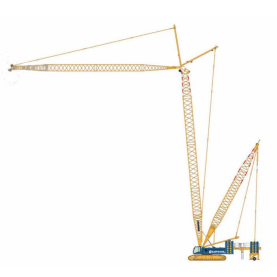 NZG LIEBHERR LR 1300 Crawler Crane with Derrick Sarens Limited Edition 1:50 KIT Truck Lorry