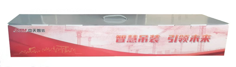 ZTM ZTL5522-14 Boom Tower Crane Project Red/White Painting 1:87 Truck Pre-built Model