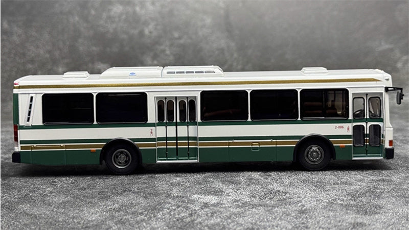 AUTO-GLIMPSE Flxible Bailibao Special Line CFC6110GD Bus Air-conditioned version
dark green 1:64 Bus Pre-built Model view3