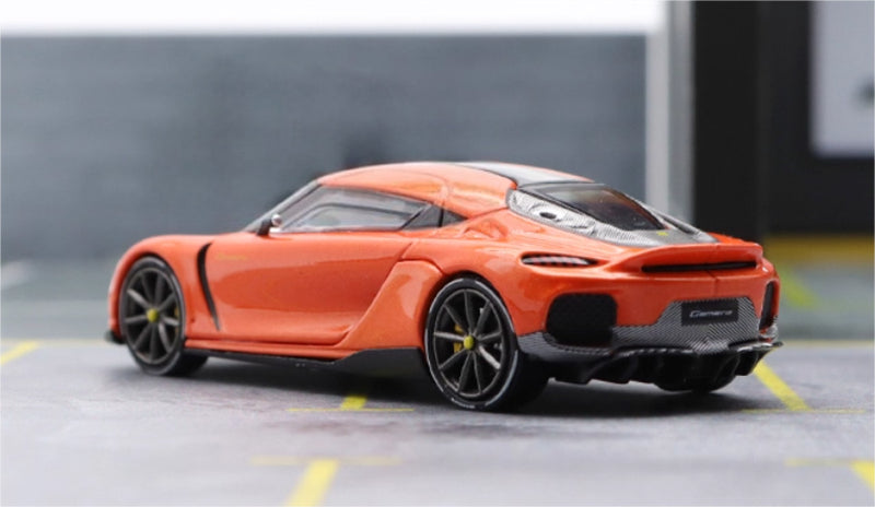 HKM Premium Koenigsegg Gemera Orange 1:64 Car Pre-built Model view5