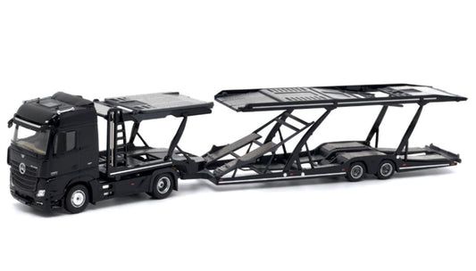 1:64 Mercedes-Benz Actros Low top traditional mirror LHD  Black Unique Model x Tiny  DIECAST Model