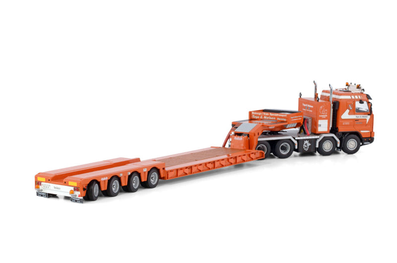 WSI SCANIA 3 SERIES STREAMLINE 8X4 EURO LOW LOADER - 4 AXLE Tage E Nielsen 1:50 Truck Pre-built Model