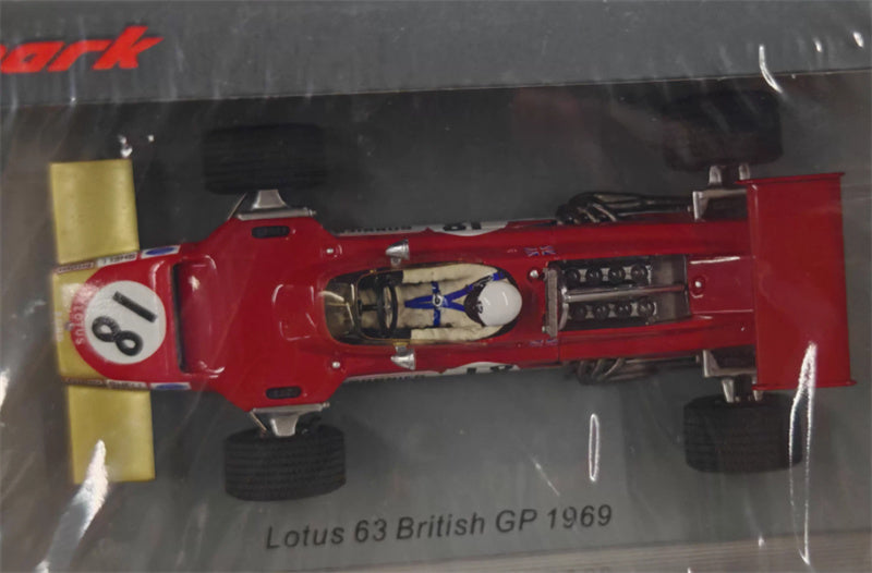 spark Lotus 63 #18 British GP 1969 1:43 Car Pre-built Model view4