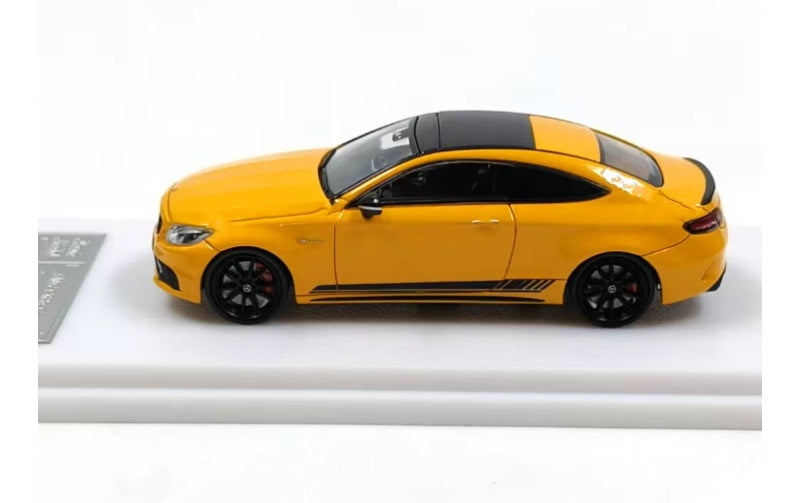 1:64 Mercedes-Benz AMG C63s  Sunflower Yellow Howie Model   DIECAST Model