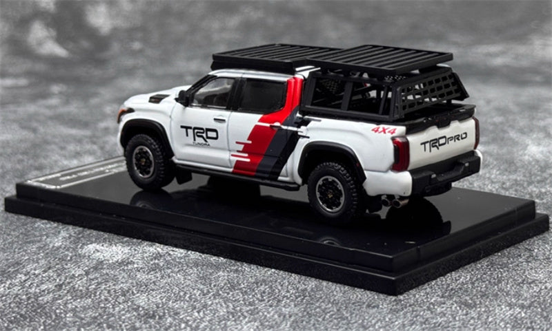 GCD Toyota Tundra TRD PRO pickup left hand drive TRD coating with accessories 1:64 Car Pre-built Model view2