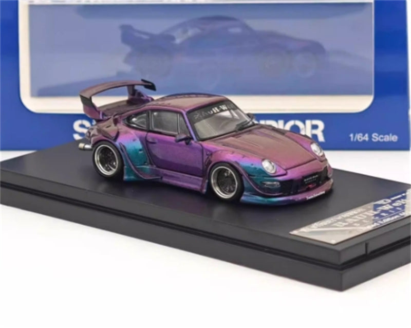 1:64 Porsche 911 RWB 993 Chameleon Purple SW DIECAST Limited Edition 499pcs ONLY Model