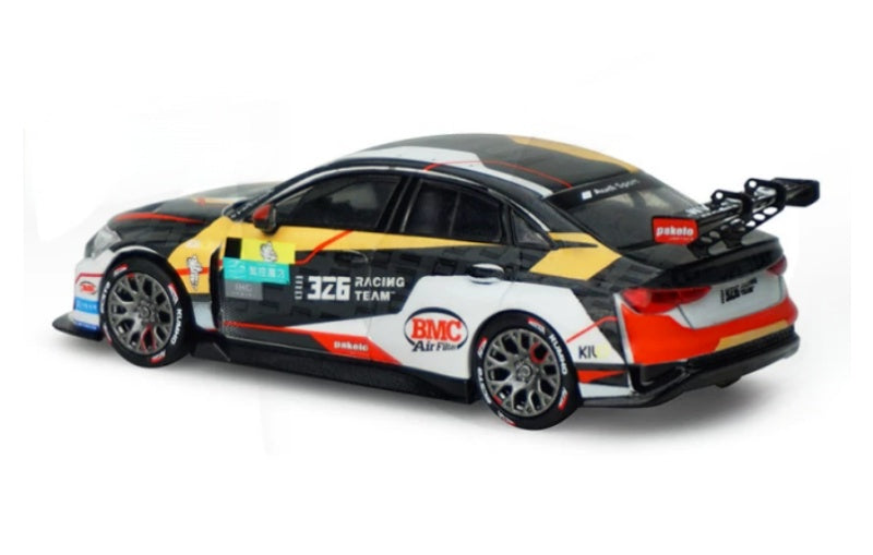 1:64 Audi 326 Racing Team 2025 RS3 LMS TCR CTCC KiloWorks Diecast Model view2
