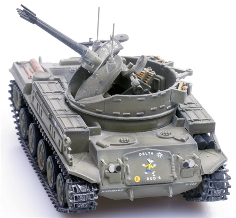 PANZERKAMPF M42 Duster.Vietnam II Field Force 5th Battalion 2nd Field Artillery Regiment 1:72 Tank Pre-built Model
