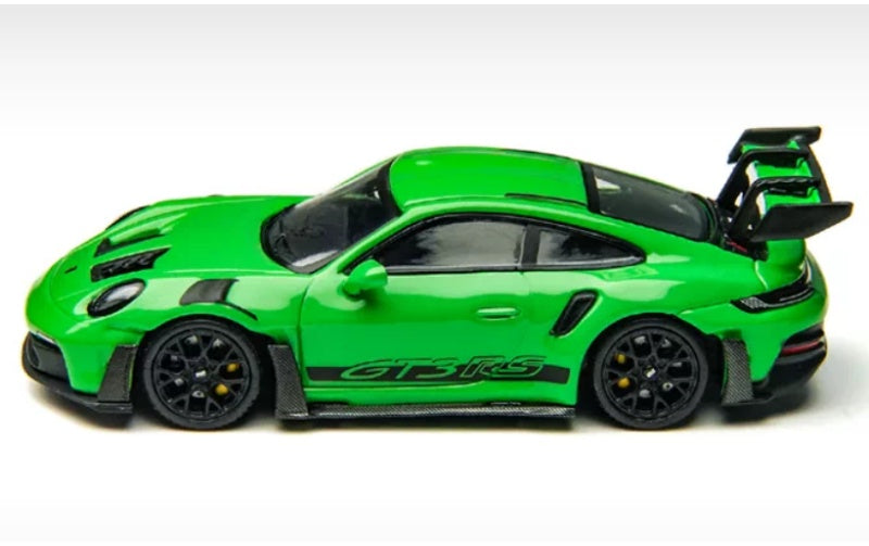 1:64 PORSCHE 911 992 GT3 RS  Green TimeMicro   DIECAST Model