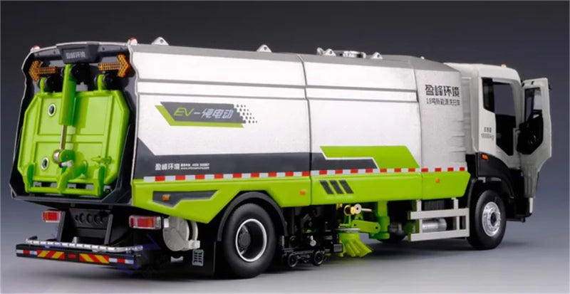 INE ENVIRO New energy 18 ton washing and sweeping vehicle Sand ash 1:35 Truck Pre-built Model