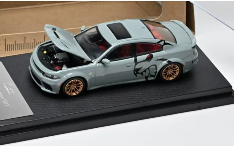 1:64 DODGE Charger SRT  Destroyer Grey 7CM MODEL  Limited Edition 599PCS ONLY DIECAST Model
