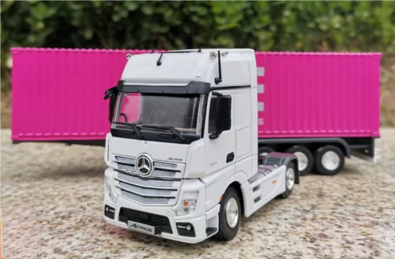 Mercedes ACTROS Shipping Container Truck ONE coating 1:50 Truck Pre-built Airliner Model Display view8