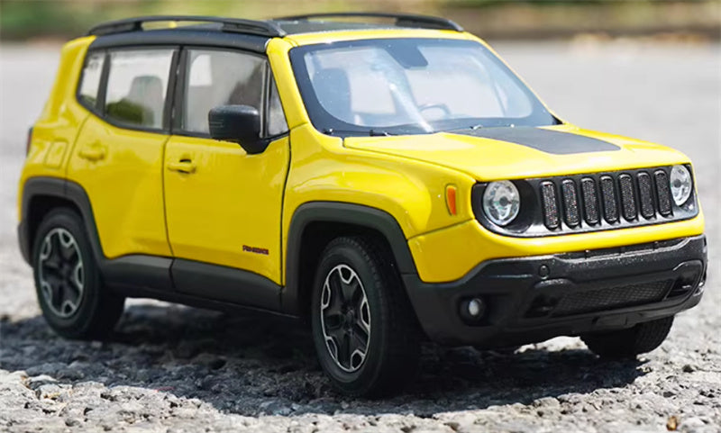 1:24 Jeep Renegade trailhawk  Yellow  WELLY  DIECAST Car Model