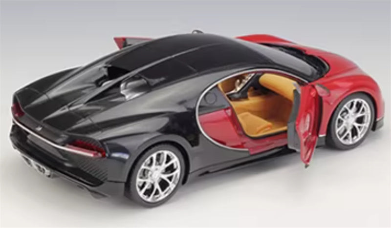 1:24 Bugatti Chiron Supercar 2016 Red  WELLY  DIECAST Car Model