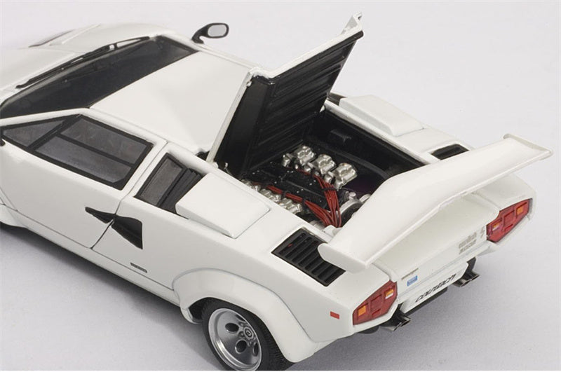 AUTOART LAMBORGHINI COUNTACH LP5000S white fully open 1:43 Car Pre-built Model view8