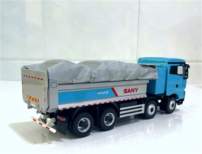 SANY EV new energy electric dump truck battery swapping version 1:35 Truck Pre-built Model