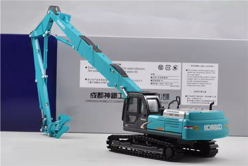 KOBELCO SK480LC-8 long arm building dismantling machine 1:50 Truck Pre-built Model