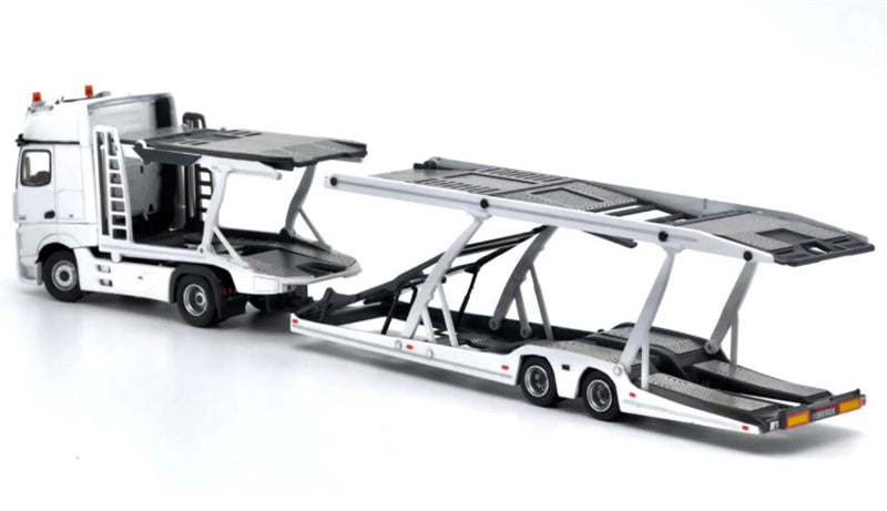 1:64 Mercedes-Benz Actros High top electronic mirror LHD  White Unique Model x Tiny  DIECAST Model
