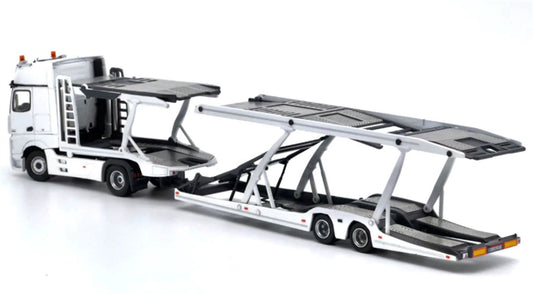 1:64 Mercedes-Benz Actros High top electronic mirror LHD  White Unique Model x Tiny  DIECAST Model