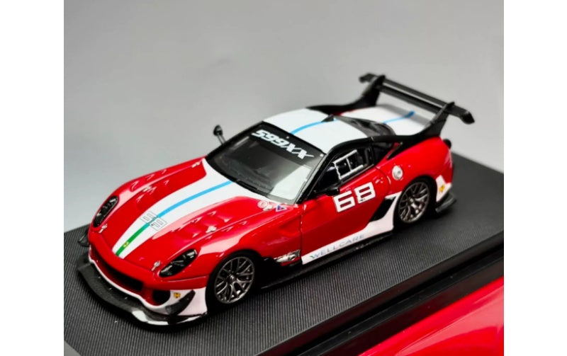 1:64 Ferrari 599XX EVO  Red LS Model #68 Limited Edition 499PCS ONLY DIECAST Model