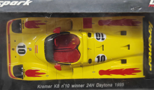Spark Kremer K8 #10 winner 24H Daytona 1995 1:43 Car Pre-built Model view2